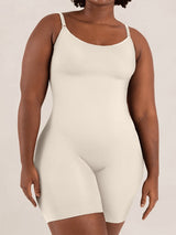 Body Sculptant Gainant Scoop Neck Mi - Cuisse - Allure