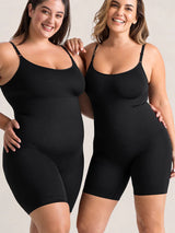 Body Sculptant Gainant Scoop Neck Mi - Cuisse - Allure