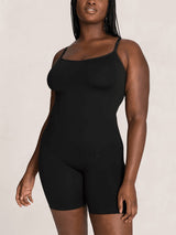 Body Sculptant Gainant Scoop Neck Mi - Cuisse - Allure