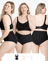 Ensemble de 3 Soutiens - Gorge et 3 Culottes Confort Quotidien - Allure