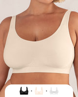 Pack de 3 Soutien - gorge Sans Fermeture Confort Quotidien Brassière - Allure