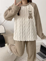 Ensemble Pyjama Femme Hiver en Polaire Chaud