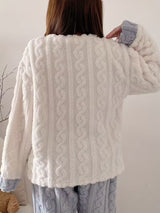 Ensemble Pyjama Femme Hiver en Polaire Chaud