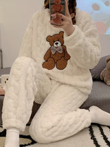 Pyjama Cocooning Hiver - Le Set Parfait pour les Soirées Détente