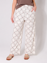 Ensemble Pyjama Femme Taupe & Pantalon à Carreaux