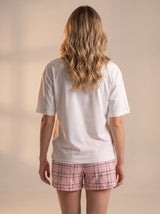 Ensemble Pyjama Femme Maison & Short Rose - Douceur Coton