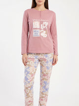 Ensemble Pyjama Femme Rose Goofy & Pantalon Imprimé