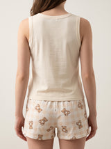 Ensemble Pyjama Femme Ours Écru - Douceur Coton & Confort