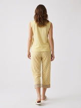 Ensemble Pyjama Femme Jaune & Pantacourt Floral