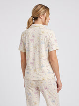 Ensemble Pyjama Femme Chemise Florale Rose & Pantalon