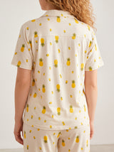Ensemble Pyjama Femme Grande Taille Ananas Rose - Confort Coton