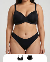 Ensemble Intima® Plongeant Minimiseur & Culotte Brésilienne en V