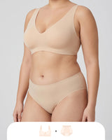 Ensemble Brassière Intima® Plongeante & Culotte Bikini Sans Couture