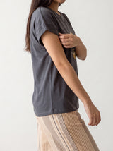 Ensemble Pyjama Femme Graphique Marine & Pantalon Rayé