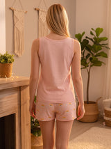Ensemble Pyjama Femme Let Me Sleep Rose - Douceur & Confort