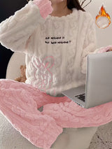 Ensemble Pyjama Femme Hiver en Polaire Chaud