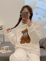 Pyjama Cocooning Hiver - Le Set Parfait pour les Soirées Détente