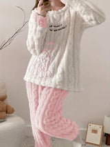 Ensemble Pyjama Femme Hiver en Polaire Chaud