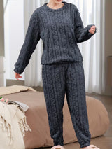 Ensemble Pyjama Deux Pièces Doublure Épaisse