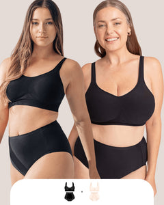 Ensemble de 2 soutiens - gorge et 2 culottes Confort Quotidien - Allure