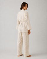 Ensemble Pyjama Femme 3 Pièces Fleuri Rose Poudré – motif et coloris, pyjama femme Allure Maroc