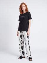 Ensemble Pyjama Femme Noir & Pantalon Abstrait – vue principale, pyjama femme Allure Maroc