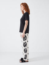 Ensemble Pyjama Femme Noir & Pantalon Abstrait – présentation du modèle, pyjama femme Allure Maroc