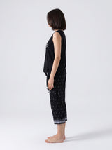 Ensemble Pyjama Femme Noir Love & Pantacourt Imprimé – présentation du modèle, pyjama femme Allure Maroc