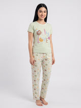 Ensemble Pyjama Femme Only Love Écru & Pantalon Cœurs – présentation du modèle, pyjama femme Allure Maroc