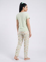 Ensemble Pyjama Femme Only Love Écru & Pantalon Cœurs – motif et coloris, pyjama femme Allure Maroc
