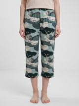 Ensemble Pyjama Femme Sweet Girl Écru & Pantacourt Camouflage – détails et finitions, pyjama femme Allure Maroc